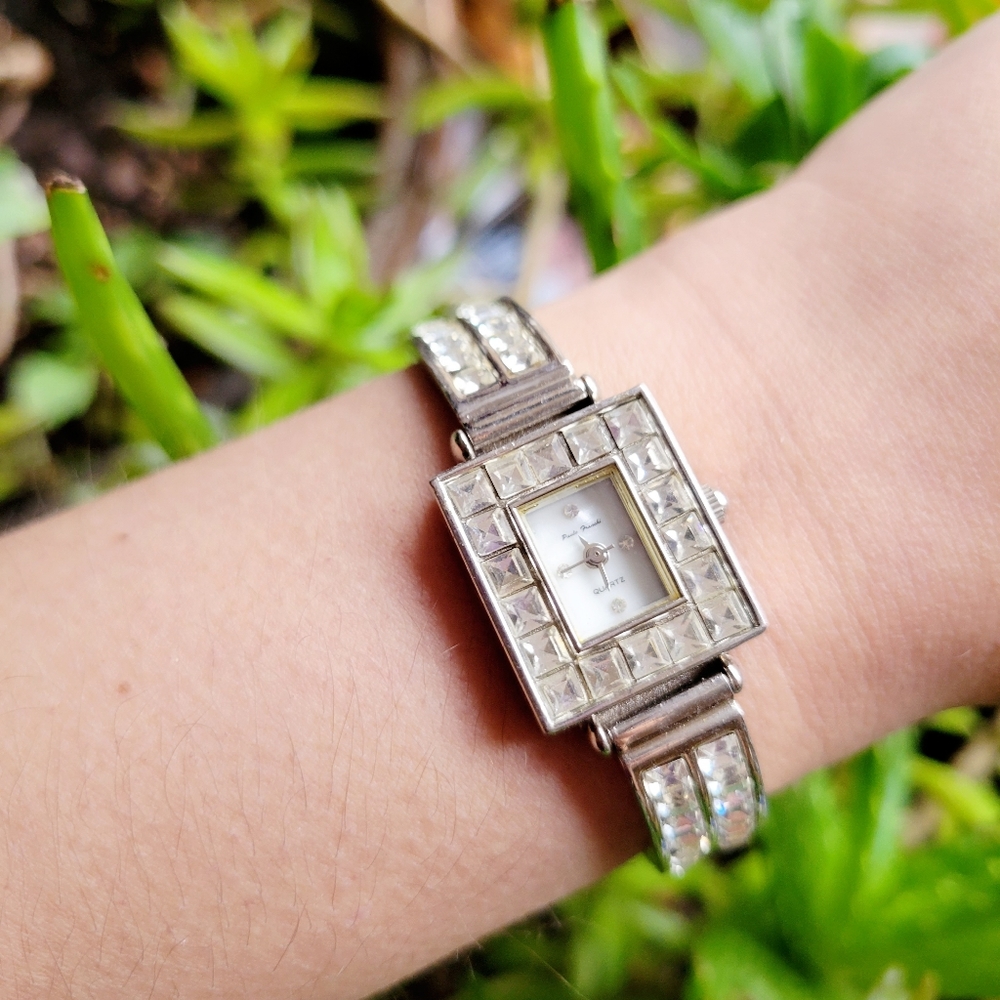 Classic Silver Rhinestone Watch - Picture 12 of 15